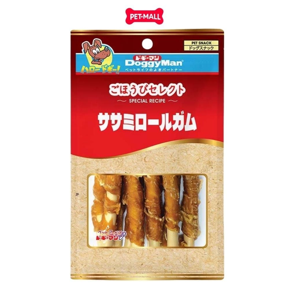 Xương que cuộn thịt gà DoggyMan - 10 cây Petmall