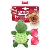 Đồ chơi GiGwi Plush Friendz Frog With Refillable Squeaker - Gấu Bông Con Ếch (kèm kèn thay) Petmall