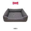  Nệm SONICE Oxford Nest size S 40x25x15 cm - Xám Petmall 