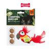  Đồ chơi FOFOS sound chip parrot with catnip balls - Vẹt bông phát ra âm thanh, đi kèm viên catnip Petmall 
