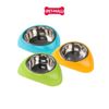  Chén Pawise Feeding Inox Bowls Size M 0.9L - Đế nhựa Petmall 