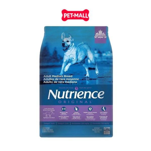10KG - Thức ăn chó Nutrience Original for Medium & Large dogs - Thịt cừu, gạo lứt & rau củ Petmall