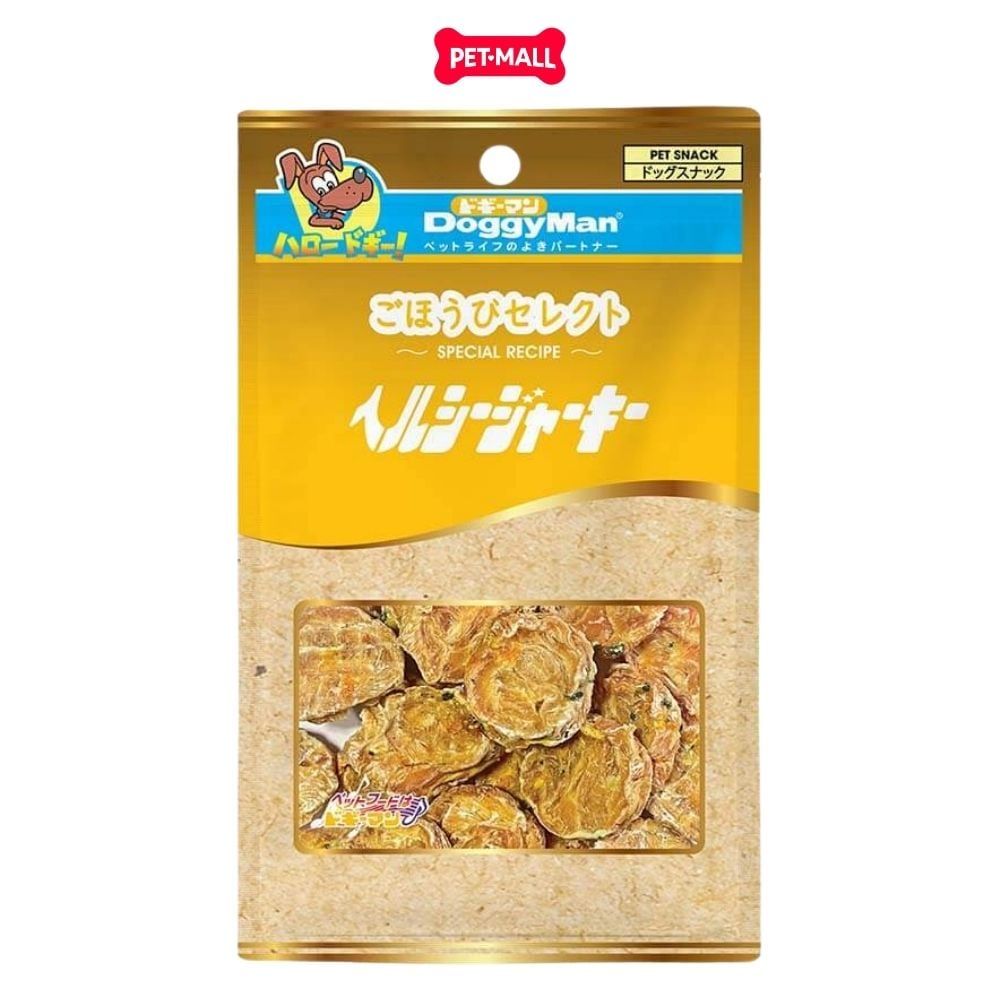 Treats miếng gà sấy Doggyman 90g - Bổ sung rau củ cho Chó Petmall