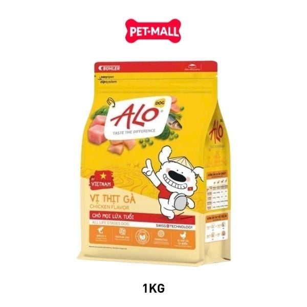 1KG - Thức ăn chó ALO - Vị thịt gà cho mọi lứa tuổi Petmall – Petmall ...