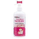 Sữa tắm Doggyman Cherry Blossom Four in One 500ml - Hương hoa Anh Đào, làm sạch, khử mùi, cấp ẩm cho chó Petmall