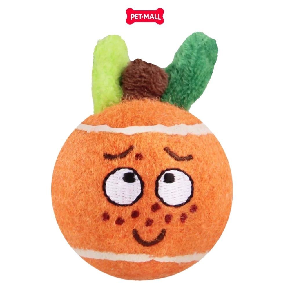 Đồ chơi GiGwi Ball Originals Orange With Squeakers S - Bóng Cho Chó Hình Trái Cam Size S Petmall