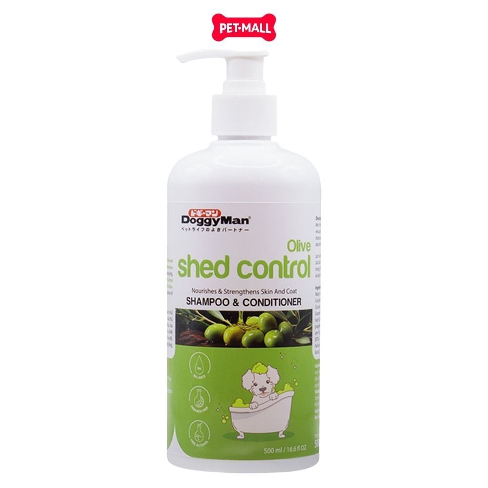 Sữa tắm Doggyman Olive Shed Control 500ml - Hương Ô liu dưỡng lông, chăm sóc da cho chó Petmall