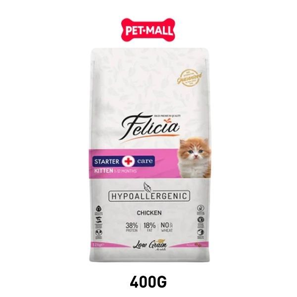 400G - Thức ăn mèo FELICIA kitten food with Chicken - Vị gà cho mèo con Petmall