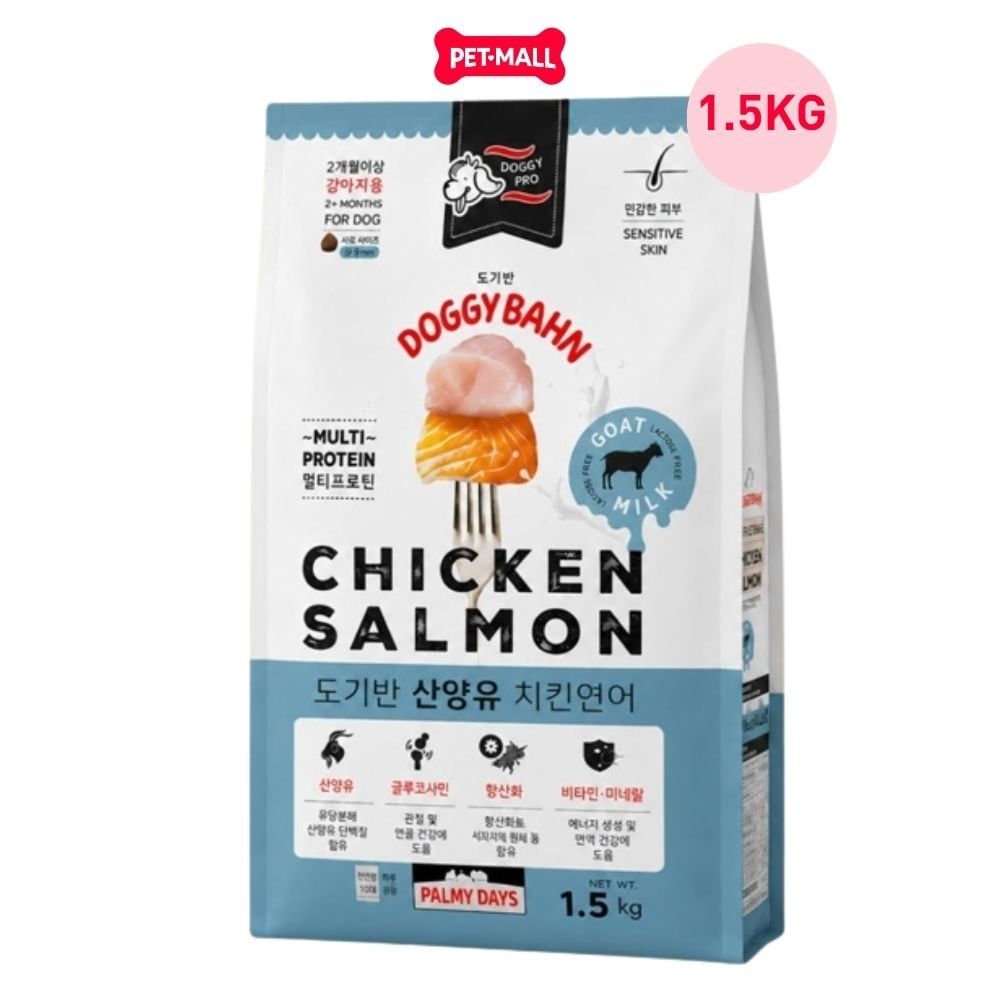 1.5KG - Thức ăn chó PALMY DAYS Chicken Salmon Flavour Petmall