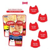 Hộp 16 Gói 40G - Pate mèo CIAO Chicken Fillet & Scallop - Vị thịt gà và sò Petmall