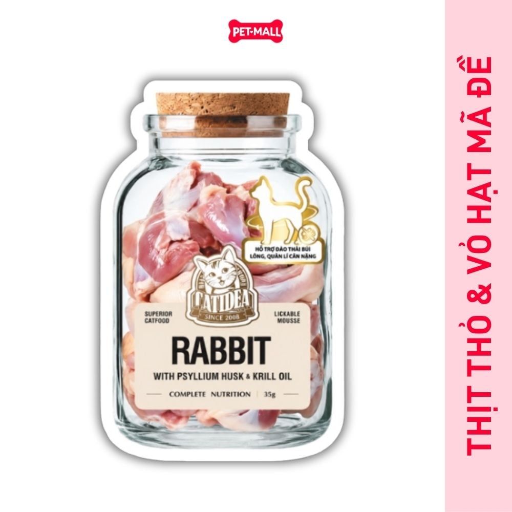 Combo 24 gói 35G - Pate thịt thật CATIDEA Superior cat food with Krill Oil Petmall
