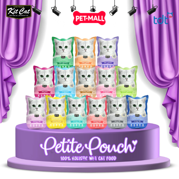 Hộp 12 Gói 70G - Pate mèo KitCat Petite Pouch