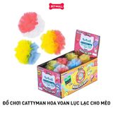 Đồ chơi Cattyman hoa voan lục lạc cho mèo Petmall