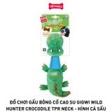 Đồ chơi gấu bông cổ cao su GiGwi Wild Hunter Dinosaur TPR Neck - Hình khủng long Petmall