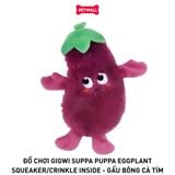 Đồ chơi GiGwi Suppa Puppa EggPlant Squeaker/Crinkle Inside - Gấu Bông Cà Tím Petmall