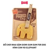 Đồ chơi nhai gặm GiGwi Gum Gum for Dog - Con Voi Elephant Petmall