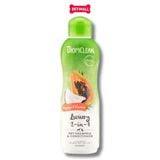 Dầu gội và xả Tropiclean Papaya & Coconut Shampoo and conditioner 335ml - Hương dừa và đu đủ cho chó mèo Petmall