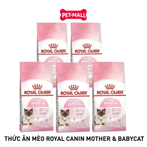 Combo 5 gói 400G - Thức ăn mèo Royal Canin MOTHER & BabyCat Petmall