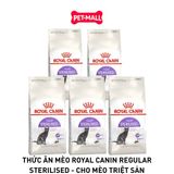 Combo 5 gói 400G - Thức ăn mèo Royal Canin Regular Sterilised - Cho mèo triệt sản Petmall