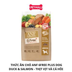 5.6KG - Thức ăn chó ANF 6Free Plus Dog Duck & Salmon - Thịt Vịt và Cá Hồi Petmall