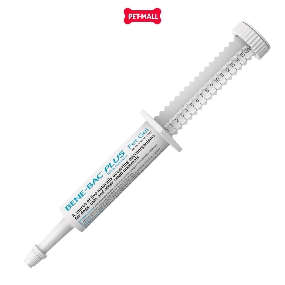 Men tiêu hoá đường ruột đặc hiệu Bene Bac Gel PetAG cho chó mèo 15g - Hỗ trợ các bệnh về đường tiêu hoá Petmall