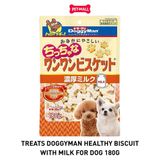Treats DoggyMan Healthy Biscuit with Milk for Dog 180g - Bánh quy sữa cho chó size Nhỏ Petmall
