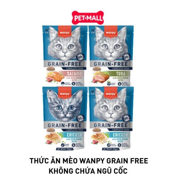 6kg - Thức ăn mèo WANPY Grain Free không chứa ngũ cốc Petmall