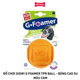 Đồ chơi GiGwi G Foamer TPR Ball - Bóng Cao Su Màu Cam Petmall