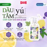 Sữa tắm Yu Light & Fluff Formula cho thú cưng 250ml - Nho Đen & Cam Petmall