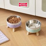 Chén ăn SONICE Smile face chống gù 2 chân hình mặt cười - Size 10.5 x 14 cm Petmall