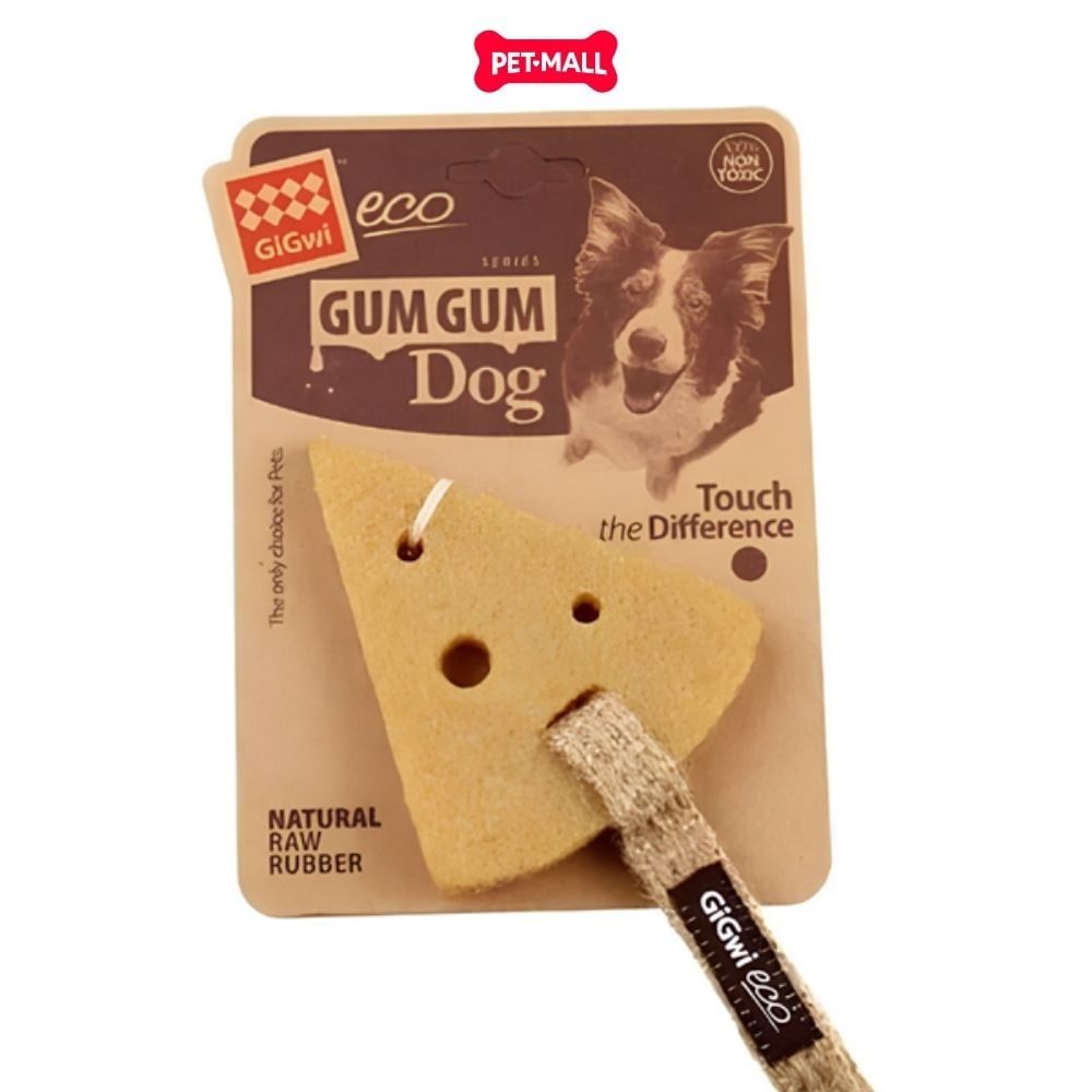 Đồ chơi nhai gặm GiGwi Gum Gum for Dog - Hình Phô Mai Cheese Petmall