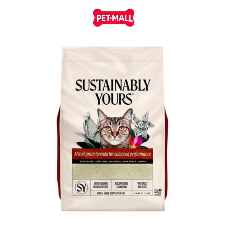 5.9KG - Cát vệ sinh hữu cơ hạt to Petfive Sustainably Yours Petmall