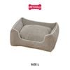  Nệm SONICE Oxford Nest size L 55x40x15 cm - Nâu Petmall 