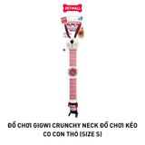 Đồ chơi GiGwi Crunchy Neck Đồ chơi kéo co con thỏ - Size S Petmall