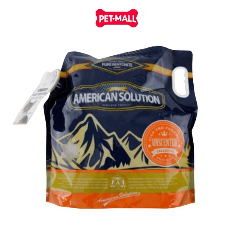 Cát vệ sinh American Solution Unscented Bentonite Cat Litter 6.35kg - Không mùi Petmall