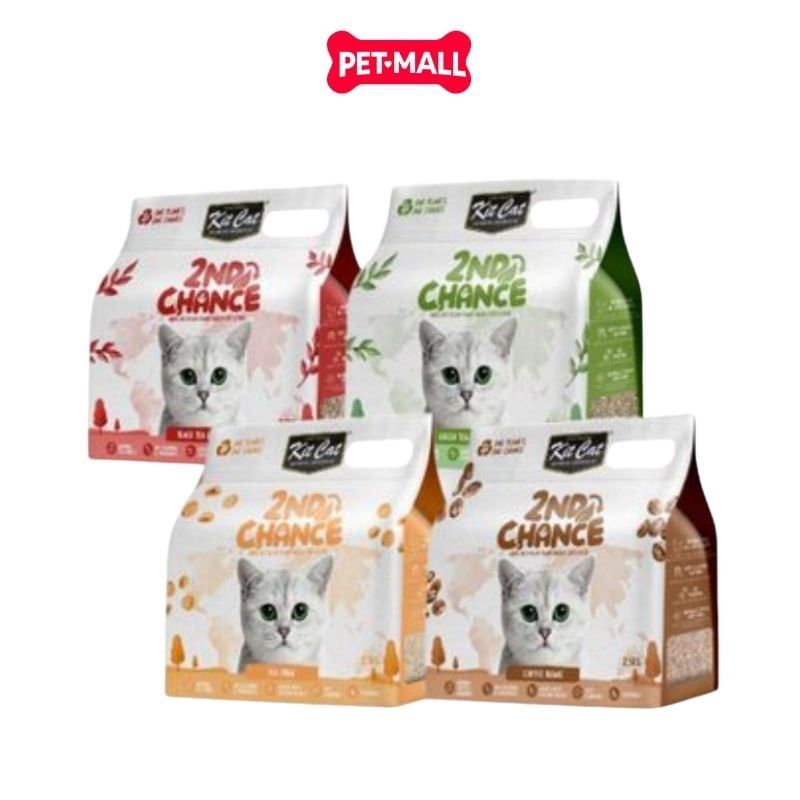Cát vệ sinh mèo Kitcat 2ND Change Plant-Based Cat Litter 10kg - cát hữu cơ cho mèo