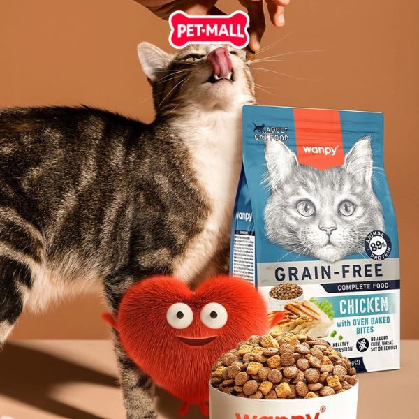 6kg - Thức ăn mèo WANPY Grain Free không chứa ngũ cốc Petmall
