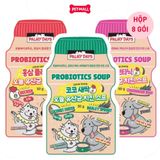 HỘP 8 GÓI 50G - Pate mèo PALMY DAYS dạng soup bổ sung men vi sinh Petmall