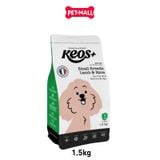 1.5KG - Thức ăn chó KEOS Small Breeds Lamb & Rice Adult - Vị Thịt Cừu và Gạo, dành cho chó giống nhỏ Petmall