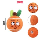 Đồ chơi GiGwi Ball Originals Orange With Squeakers S - Bóng Cho Chó Hình Trái Cam Size S Petmall