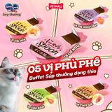 Treats mèo Silver Spoon súp thưởng dạng thìa tiện lợi từ Nhật Bản (4 thìa)