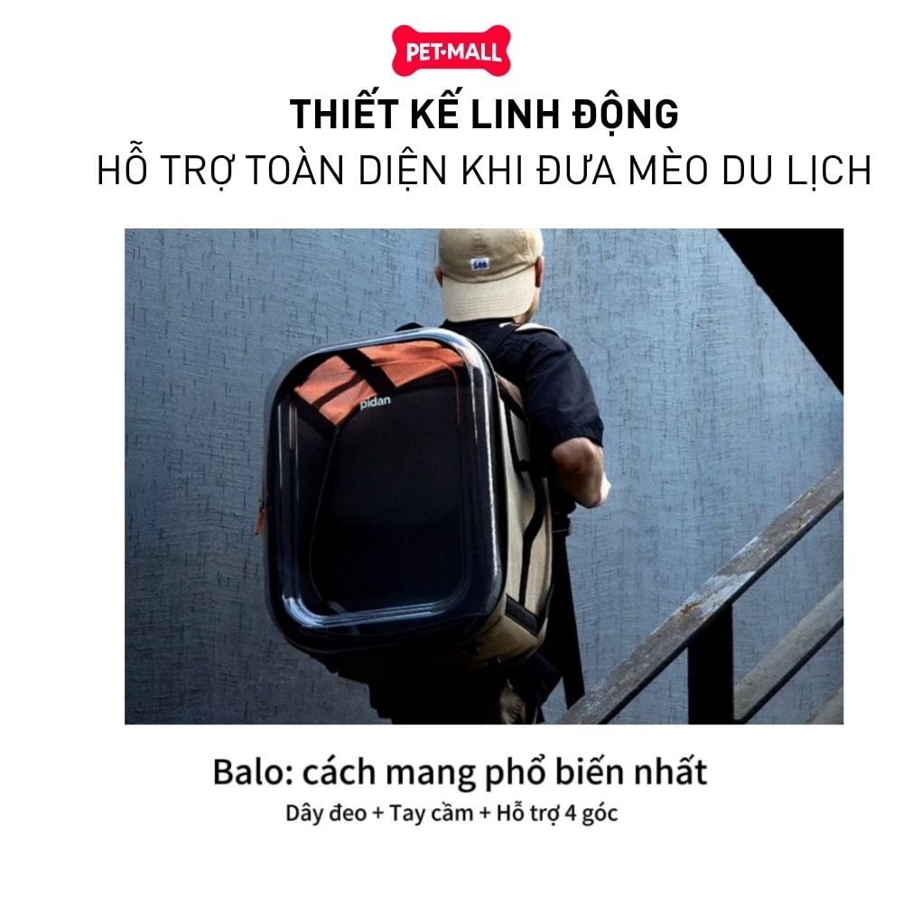 Balo vận chuyển PIDAN 2 chiều rộng rãi có thể gấp gọn