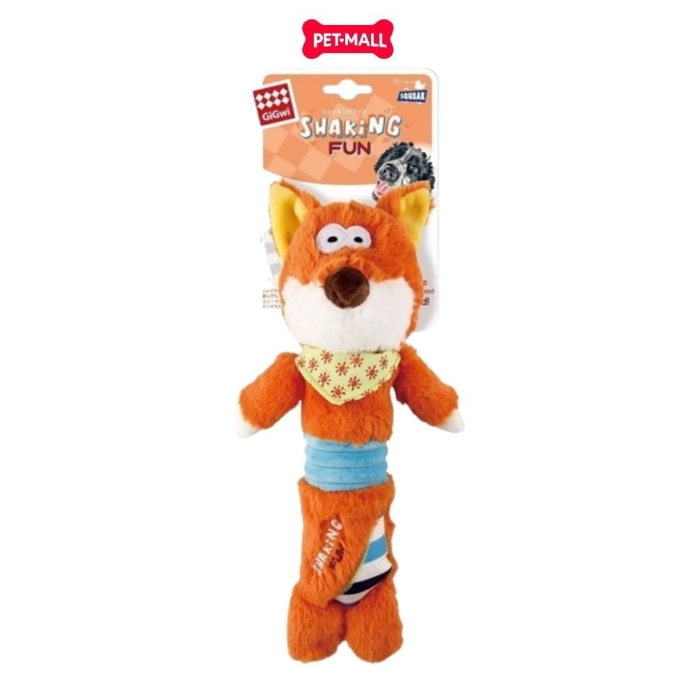 Đồ chơi thú bông có tiếng GiGwi Shaking Fun Cáo rung lắc Petmall