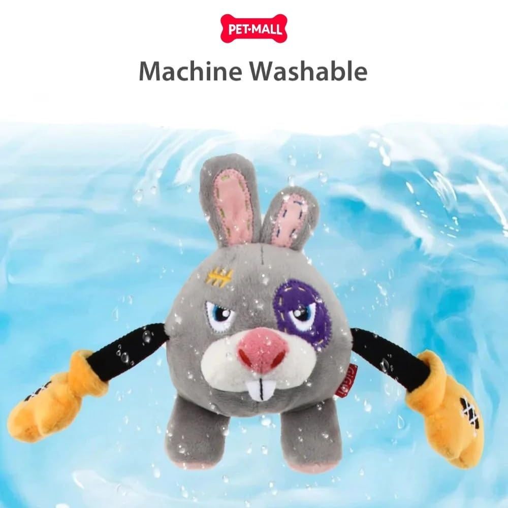Đồ chơi thú bông có tiếng GiGwi Rock Zoo King Boxer Rabbit size S Petmall