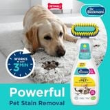 Xịt khử mùi, tẩy vết bẩn Dr.Beckmann Pet Stain & Odour Remover 650ml - Kèm đầu bàn chải chuyên dụng Petmall