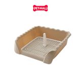 Khay vệ sinh chó SONICE thành cao chống văng Paws Tray size M 43 x 43 x 15 cm Petmall