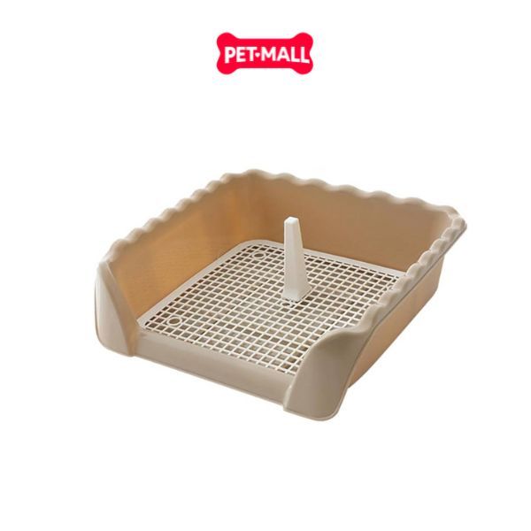 Khay vệ sinh chó SONICE thành cao chống văng Paws Tray size M 43 x 43 x 15 cm Petmall
