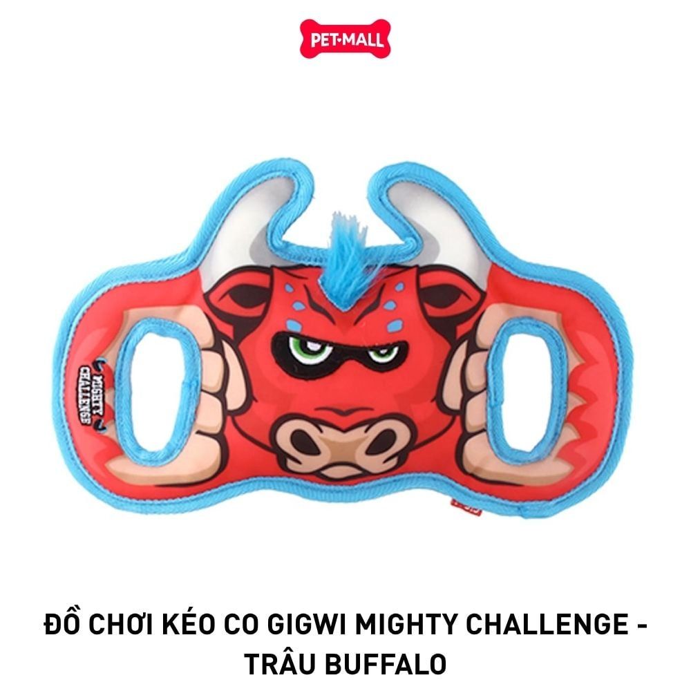 Đồ chơi kéo co GiGwi Mighty Challenge - Trâu Buffalo Petmall