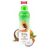 Dầu gội và xả Tropiclean Papaya & Coconut Shampoo and conditioner 335ml - Hương dừa và đu đủ cho chó mèo Petmall