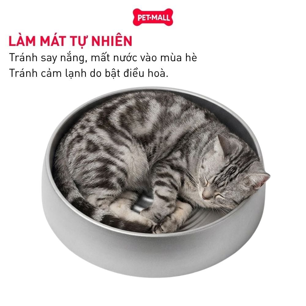 Ổ cho mèo nằm bằng nhôm PIDAN size 42 x 42 x 10 cm Petmall